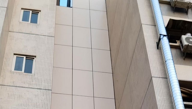 顺德容桂锦绣园电梯铝单板